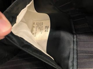 Traje de raya para hombre