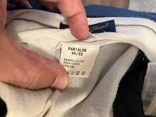 Traje de raya para hombre