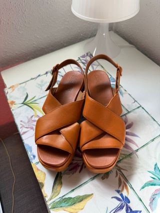 Sandalias Camper Marrones/Naranja