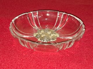 Porta cioccolatini con decoro argento