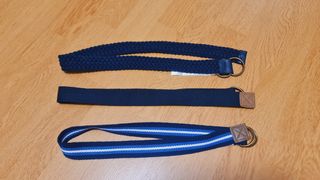 Set di 3 cinture per bambini blu e multicolori