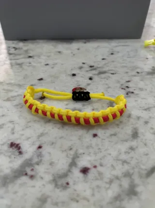 Bracciale regolabile per bambini con ciondolo a forma di luna e gattino