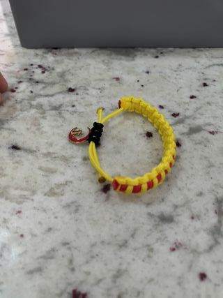 Bracciale regolabile per bambini con ciondolo a forma di luna e gattino