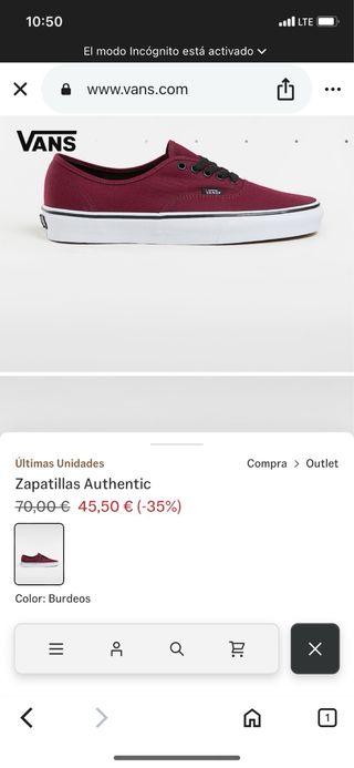 Zapatillas Vans Unisex / niños