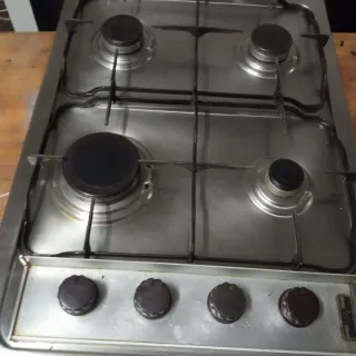 Encimera de gas butano 4 fuegos