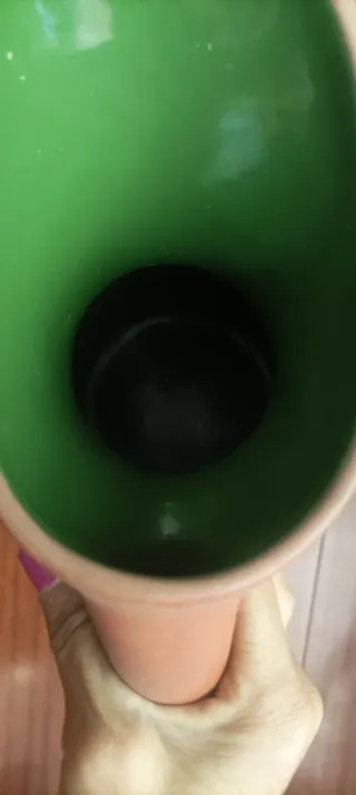 Vaso messicano vintage fatto a mano