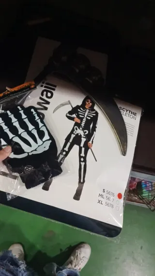 Disfraz Halloween Esqueleto Talla M