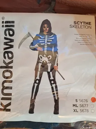 Disfraz Halloween Esqueleto Talla M