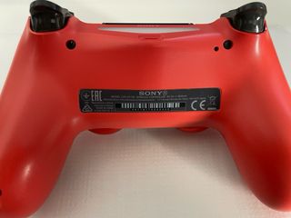 Mando PS4 DualShock Transparente Rojo