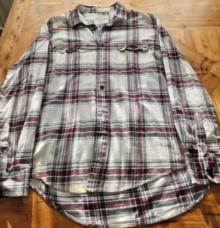 Pack 2 Camisas de franela Aeropostale azul y roja