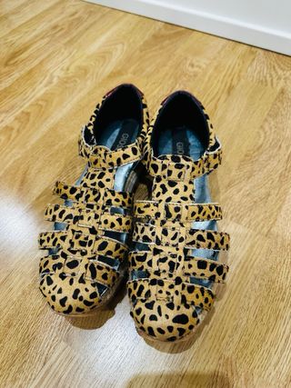 Sandalias leopardo con plataforma
