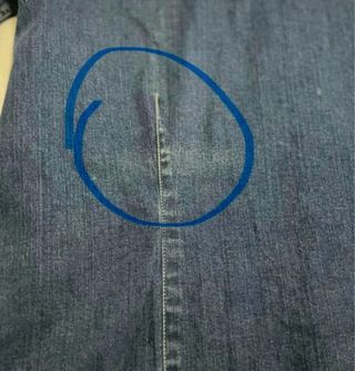 Camisa vaquera azul talla XXL