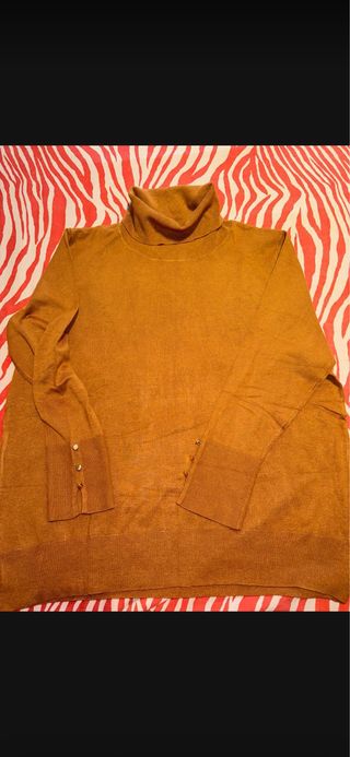 Suéter Mujer Cuello Alto Talla XXL