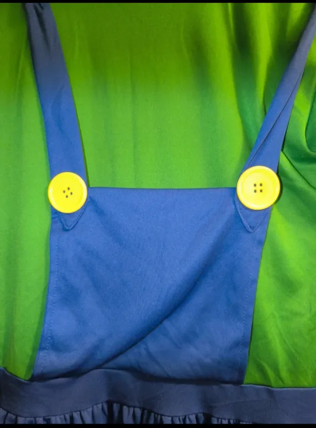 Disfraz Luigi Mario Bros Talla L niña o S mujer