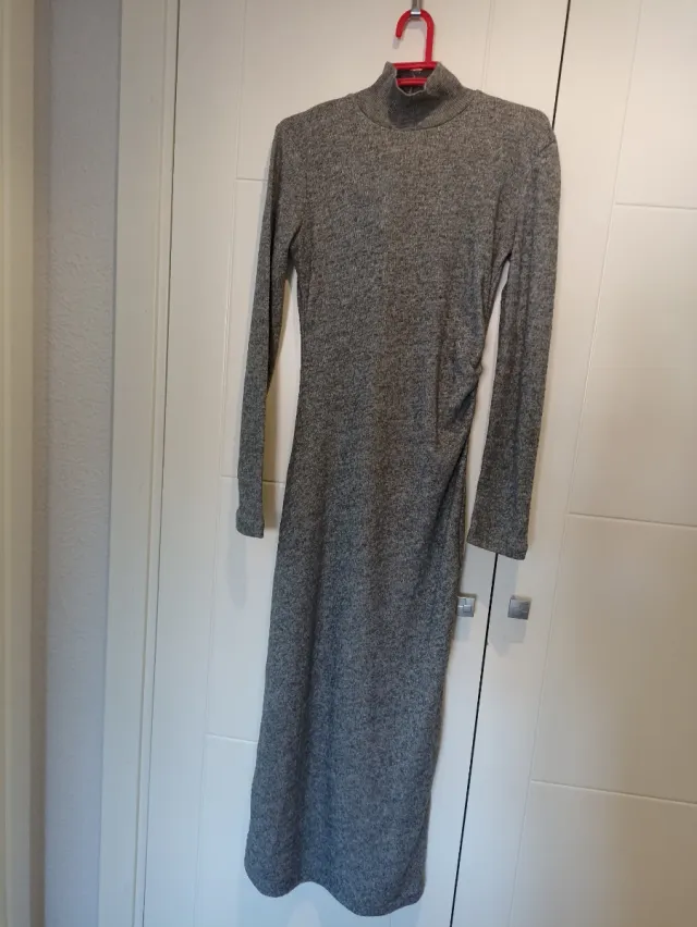 Vestido largo gris Talla S