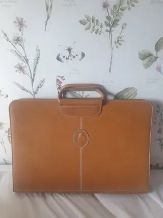 Maletín de piel El Caballo marrón