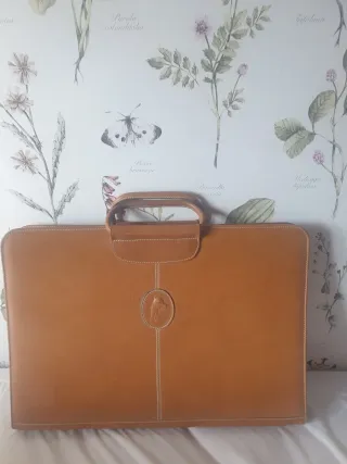 Maletín de piel El Caballo marrón