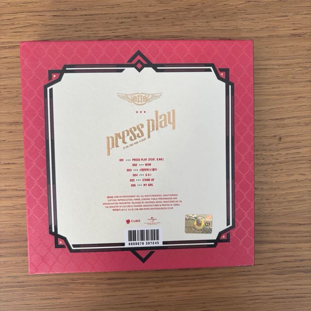 BTOB - Press Play Mini Álbum K-pop