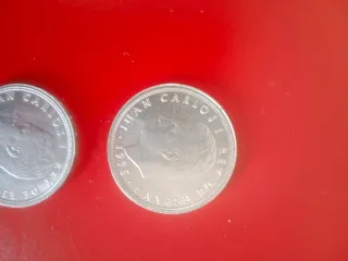 2 Monedas 50 PTAS Plata año 1975