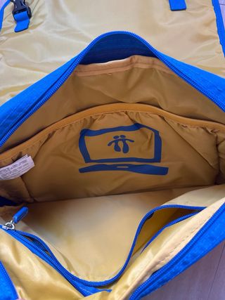 Bolso Totto Azul y Amarillo