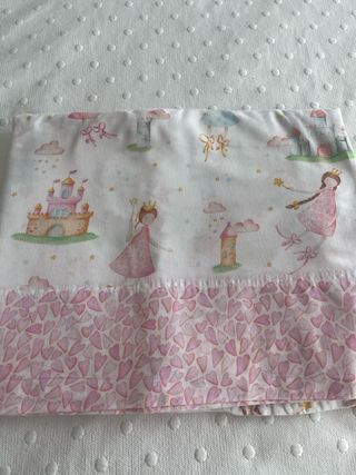 Sábana infantil 90cm princesas. Algodón