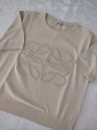 Camiseta Loewe Beige Talla M