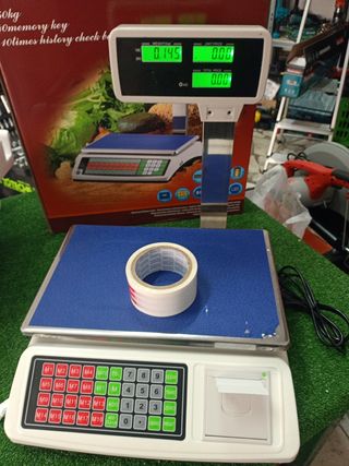 Bilancia digitale 50 kg con scontrino