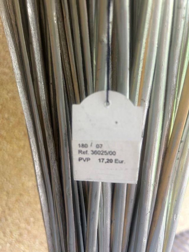 2 ramos de madeira prateada 60 e 50cm