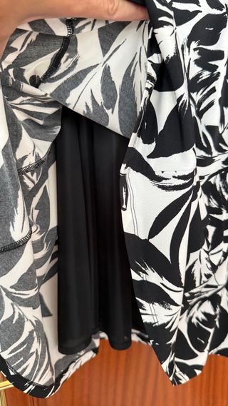 Vestido Tintoretto Negro y Blanco Talla M