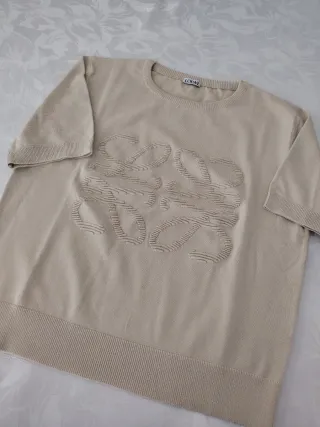 Camiseta Loewe Beige Talla L