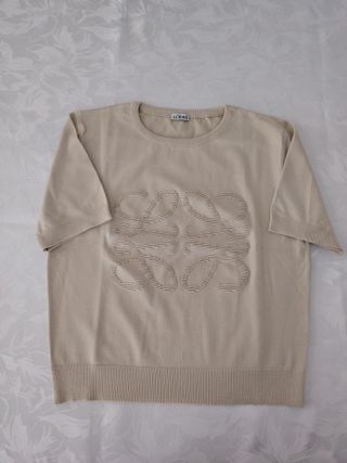 Camiseta Loewe Beige Talla L