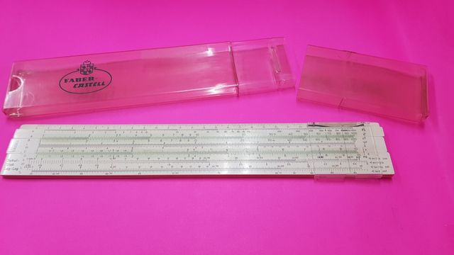 Regla de cálculo Faber Castell