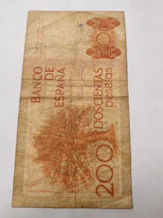 Banconota 200 pesetas Spagna 1980