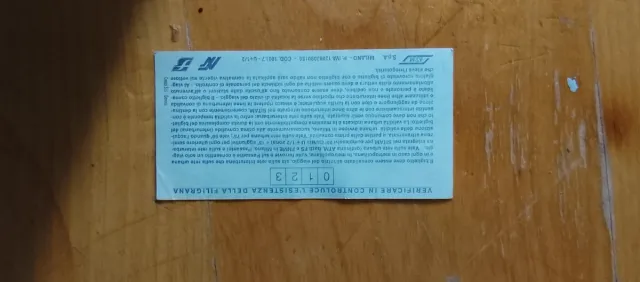 Biglietto Tram Storico SITM U+1/2 Zona