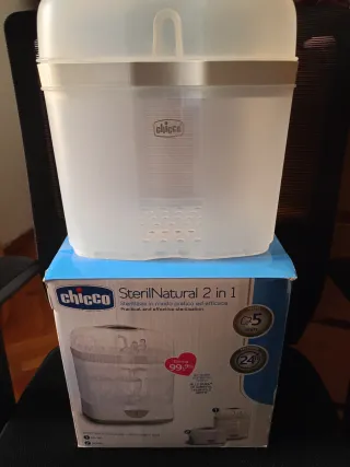 Esterilizador Chicco SteriNatural 2 en 1