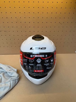 Casco LS2 Strobe II Blanco Talla XL