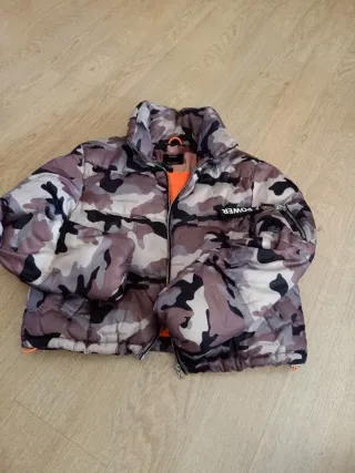 Cazadora niña T S Camuflaje Naranja