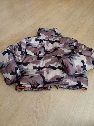 Cazadora niña T S Camuflaje Naranja