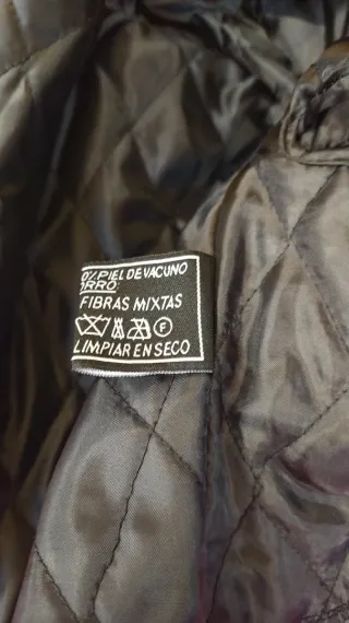 Chaqueta de piel para moto con protecciones