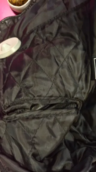 Chaqueta de piel para moto con protecciones