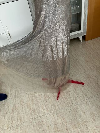 Vestido fiesta lentejuelas talla 38