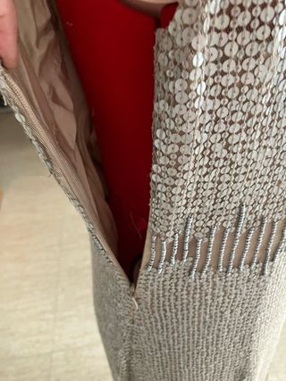 Vestido fiesta lentejuelas talla 38