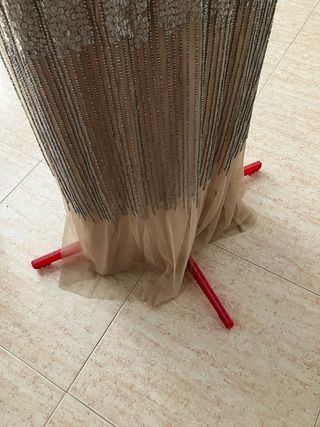 Vestido fiesta lentejuelas talla 38