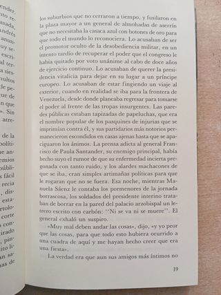 El general en su laberinto. Gabriel García Márquez