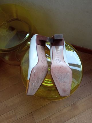 Scarpe EsiBiusi donna bianche e gialle