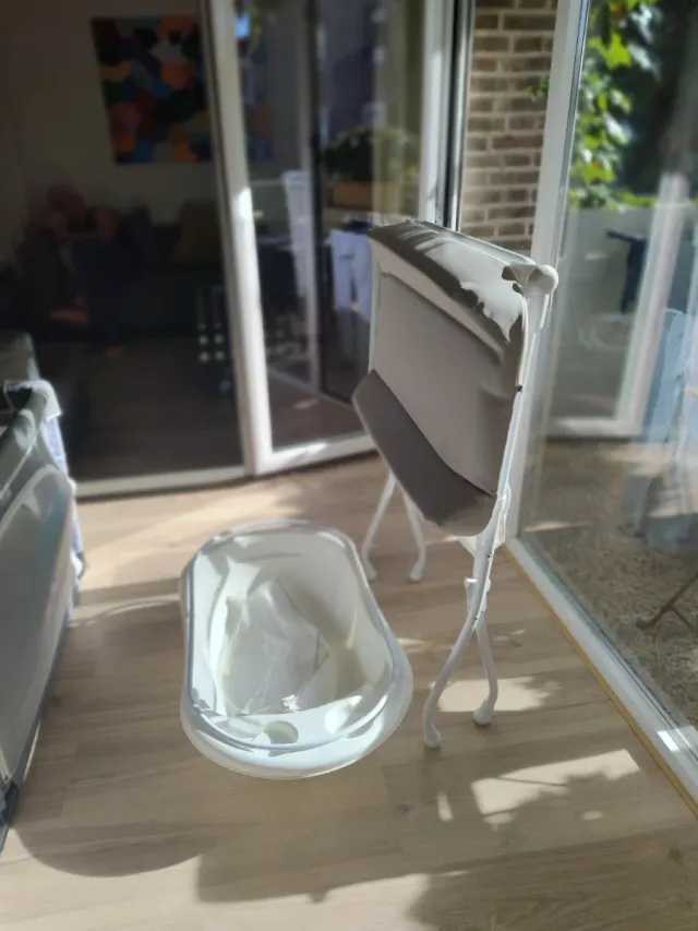 Cambiador bañera bebé plegable