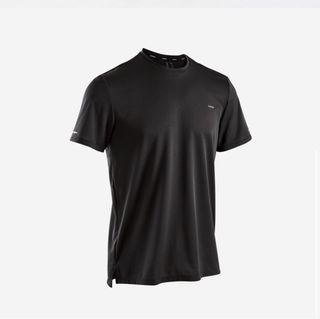 Camiseta Running Transpirable Hombre Negra