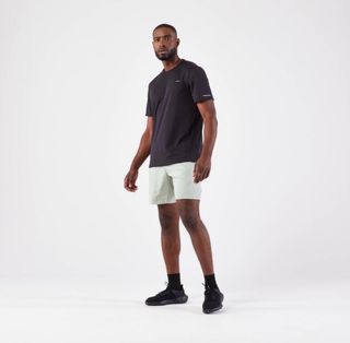 Camiseta Running Transpirable Hombre Negra