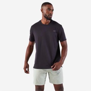 Camiseta Running Transpirable Hombre Negra
