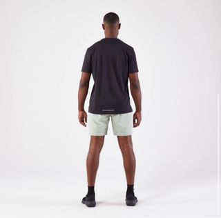 Camiseta Running Transpirable Hombre Negra
